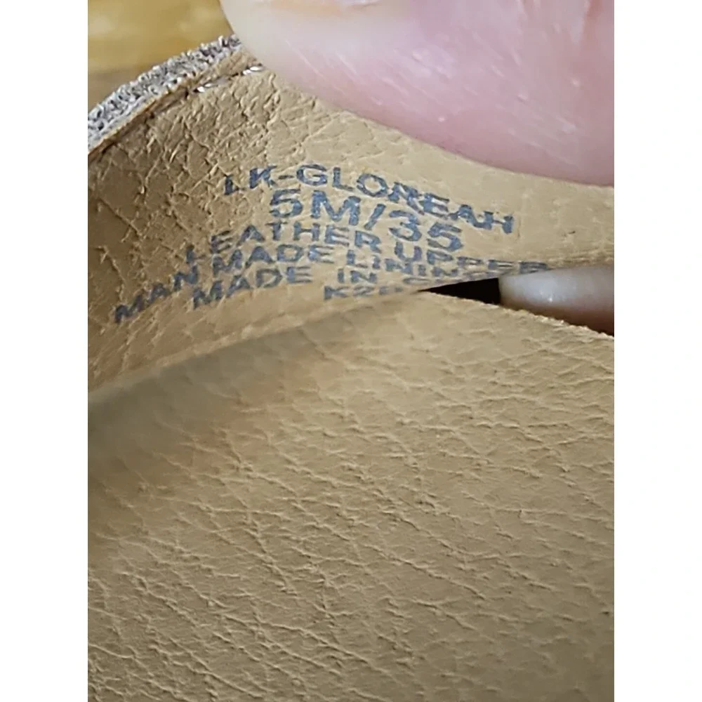 Lucky Brand Women's Gloreah Espadrille Sandal‎ Wedge size 5 Beige